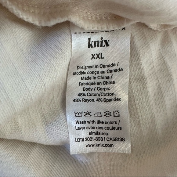 KNIX Papaya Mock Neck Bodysuit Cream - Picture 11 of 13
